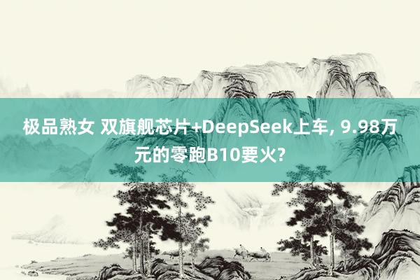 极品熟女 双旗舰芯片+DeepSeek上车， 9.98万元的零跑B10要火?