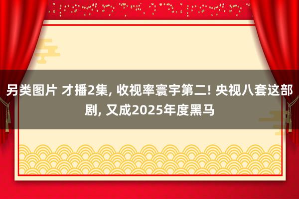 另类图片 才播2集， 收视率寰宇第二! 央视八套这部剧， 又成2025年度黑马
